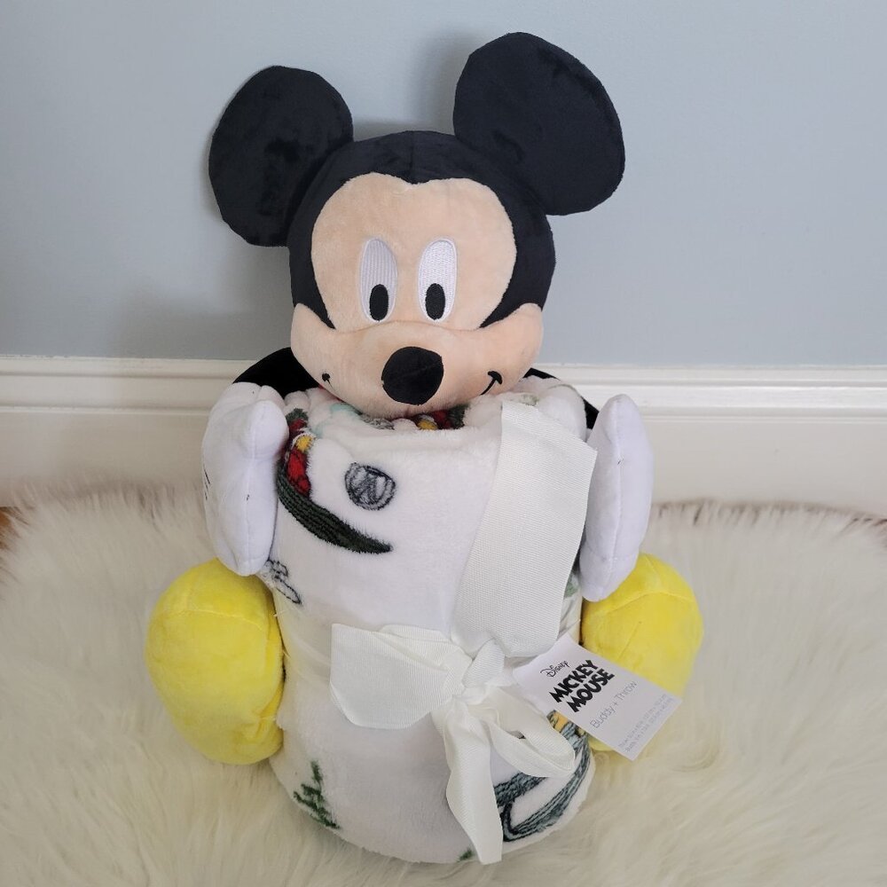 Disney Mickey Mouse Pillow & Throw Blanket Set